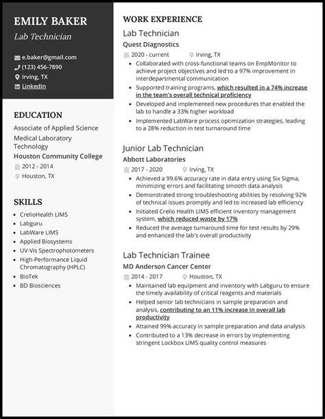 10 Dental Lab Technician Resume Samples Amp Templates For 2025