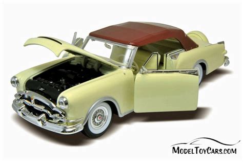 1953 Packard Caribbean Soft Top Cream With Brown Welly 24016H 4D 1