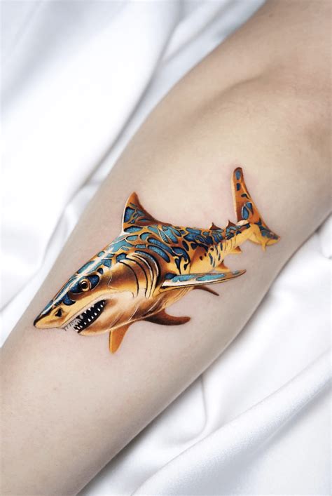 35 Sensational Shark Tattoo Ideas To Sink Your Teeth Into