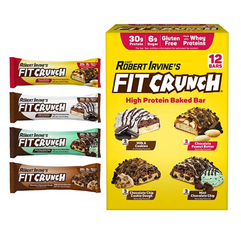Amazon Com Fitcrunch Snack Size Protein Bars 6 Layer Baked Bar 3G Of Sugar Gluten Free Soft Cake Core 9 Count Flavor Lovers Health Household