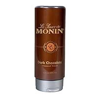 Amazon Com Monin Gourmet Dark Chocolate Sauce Velvety And Rich Great For Desserts Coffee And Snacks Gluten Free Non Gmo 12 Ounce Chocolate Syrup Grocery Gourmet Food