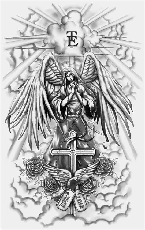 Angel Tattoo Drawings