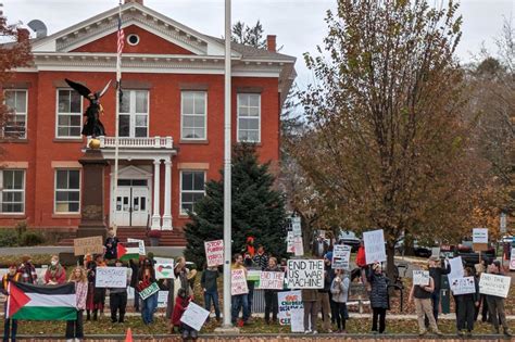 Bard College At Simon S Rock Students Take Part In Pro Palestine Protest Co Organized By Berkshire Communists Group The Berkshire Edge