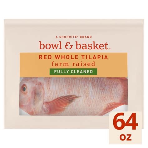 Bowl Basket Red Whole Tilapia 64 Oz Price Rite