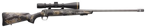 Browning X Bolt Mountain Pro Long Range 6 5 Creedmoor Caliber With 4 1 Capacity 26 Fluted Muzzle Brake Barrel Tungsten Gray Cerakote Metal Finish Accent Graphic Black Synthetic Stock 035541282