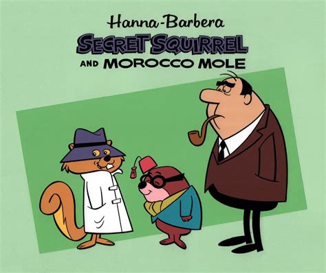 Comic Mint Animation Art Secret Squirrel Publicity Title Cel