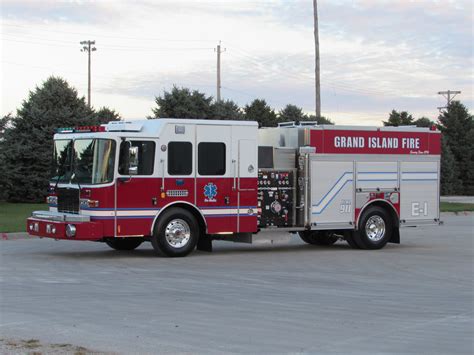 Fire Truck Deliver To City Of Grand Island Fire Department Ne