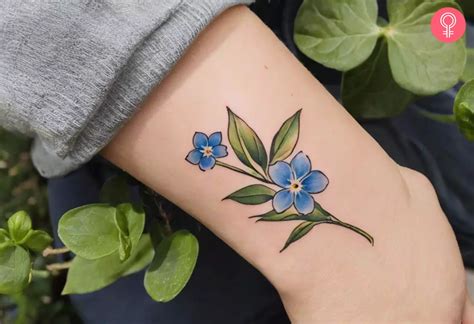 Forget Me Not Tattoos Symbolic Meanings Forget Me Not Tattoo