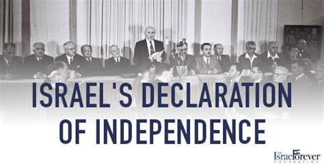 Israel S Declaration Of Independence Dan Adler