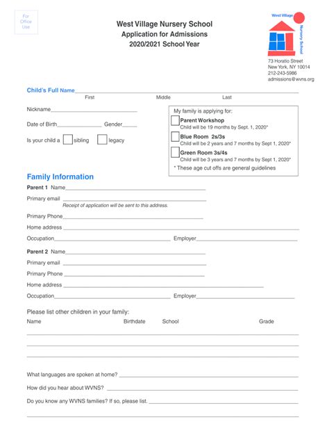 Kindergarten Application Process New York Private School