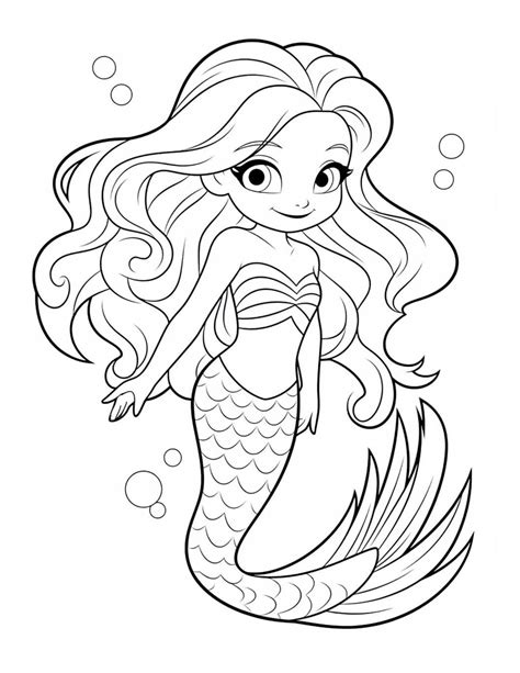 Origins Of Mermaids Coloring Pages: Myth To Modern Pastime