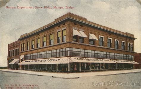 Nampa Department Store Nampa Idaho Canyon County 1912 Vintage Postcard Ebay