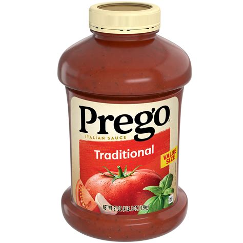 Prego Tomato Sauce Spaghetti