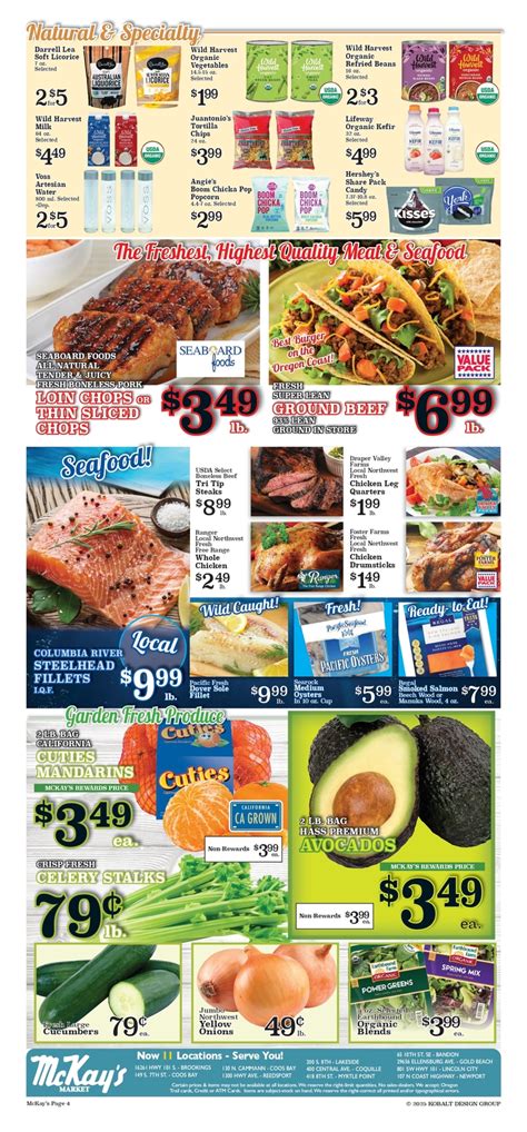 Print Weekly Specials Mckay Amp 39 S Market Gold Beach 29656 Ellensburg