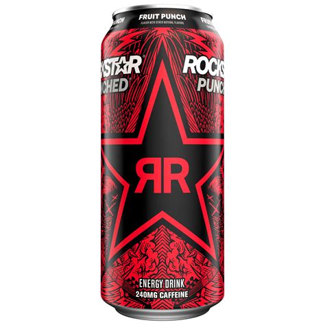Rockstar Punched Fruit Punch Energy Drink