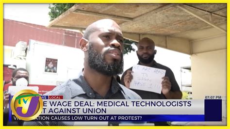 Sign The Wage Deal Medical Technologist Protest Against Union Tvj