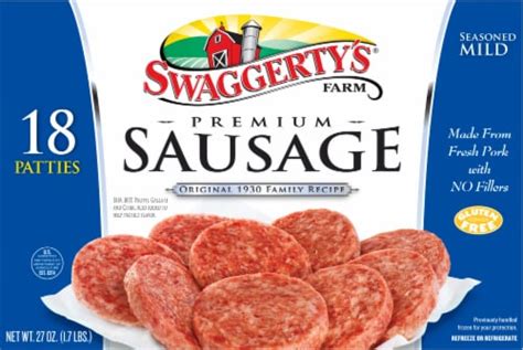 Swaggerty S Farm Seasoned Mild Premium Sausage Patties Obx Grocery Delivery Seafood Boil And More