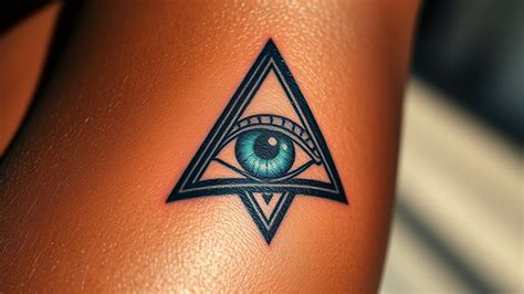 Triangle Eye Tattoo