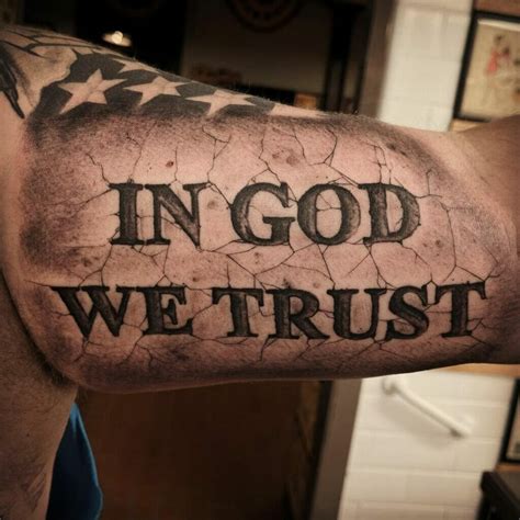 Trust God Tattoo Designs