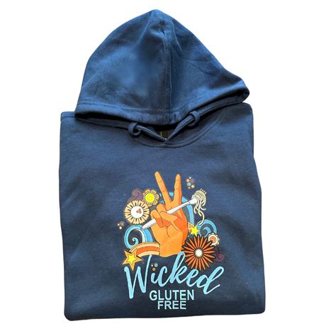 Wicked Gluten Free Hoodie Neptune Blue Wicked Gluten Free Store